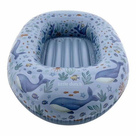 Little Dutch Ocean World Bootje 100x67 cm Blauw