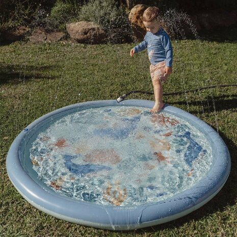 Little Dutch Ocean World Sprinklermat 150 cm Blauw