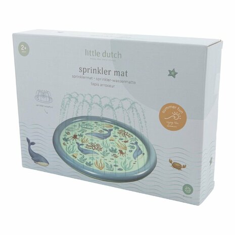 Little Dutch Ocean World Sprinklermat 150 cm Blauw