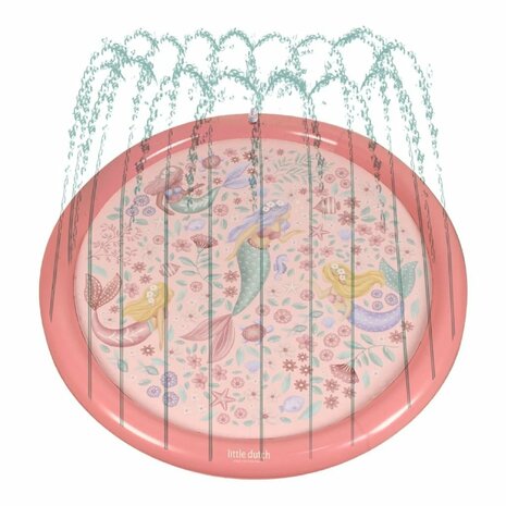 Little Dutch Dreamy Mermaid Sprinklermat 150 cm Roze
