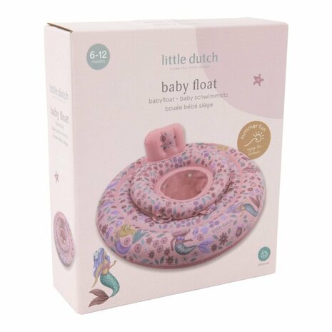 Little Dutch Dreamy Mermaid Babyfloat 67 cm Roze
