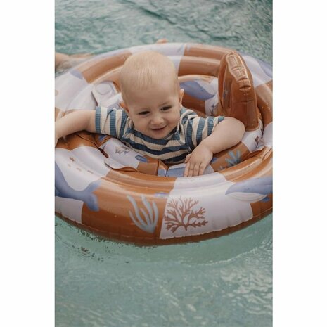 Little Dutch Ocean World Babyfloat 67 cm Oranje/Wit