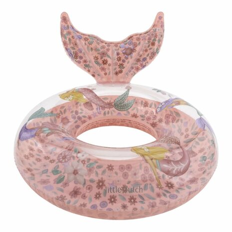 Little Dutch Dreamy Mermaid Zwemring met Staart 91 cm Roze