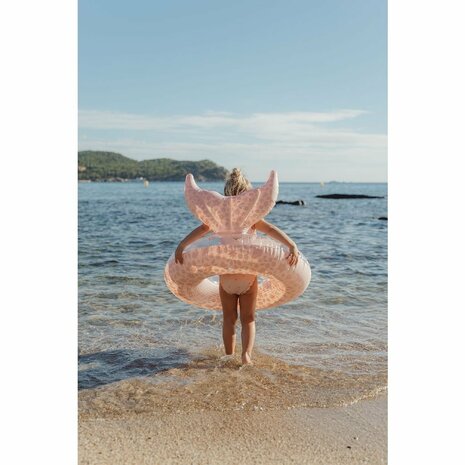Little Dutch Dreamy Mermaid Zwemring met Staart 91 cm Roze