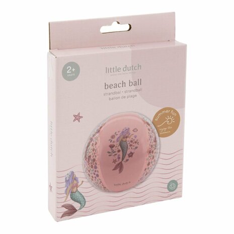 Little Dutch Dreamy Mermaid Strandbal 35 cm Roze