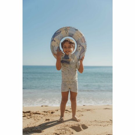Little Dutch Ocean World Zwemring 50 cm Blauw/Wit