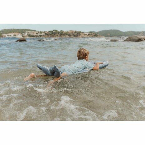 Little Dutch Ocean World Luchtbed met Staart 118 cm Blauw