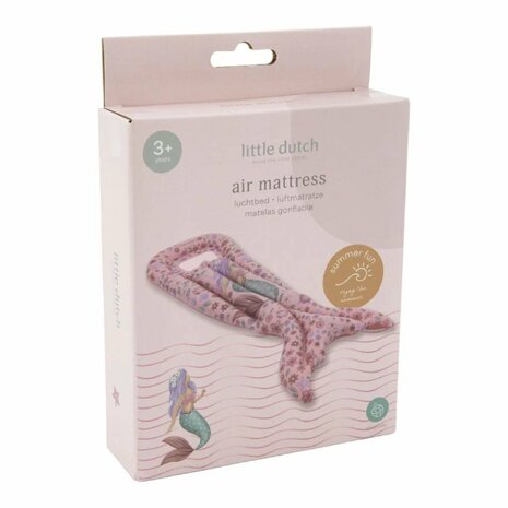 Little Dutch Dreamy Mermaid Staart Luchtbed 118 cm Roze