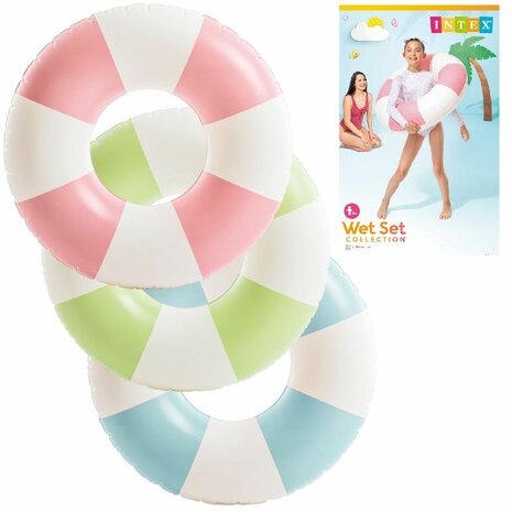 Intex Wet Set Collection Coastal Cabana Zwemring 91 cm Assorti