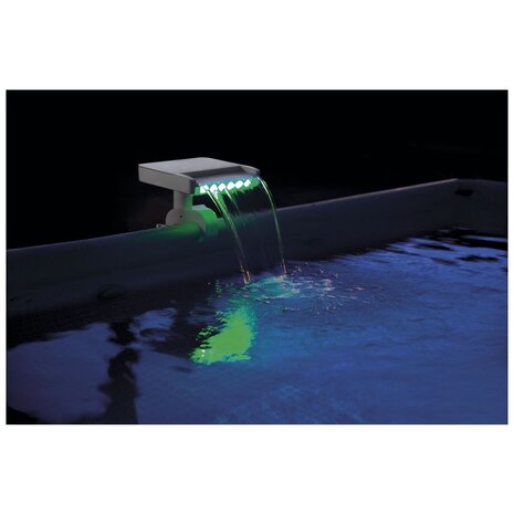 Intex Multi-Color LED Waterval Cascade voor Zwembad