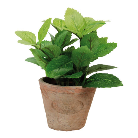 Esschert Design Kunstplant Munt in een Pot 13.8x16.2 cm