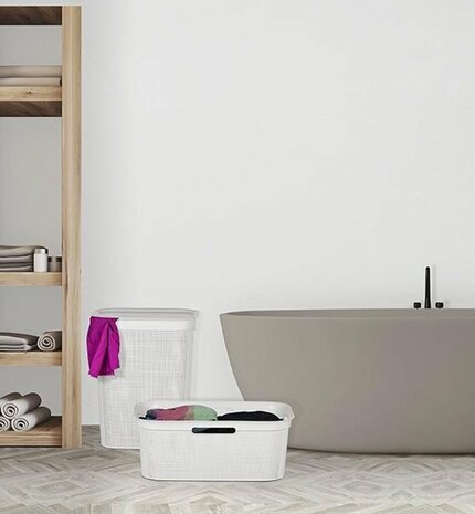 Rotho Flexibele Wasmand Brisen 41 L Wit