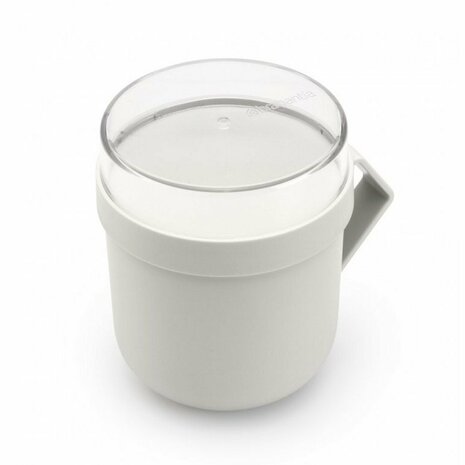 Brabantia Make &amp; Take Soepbeker 0.6L Lichtgrijs