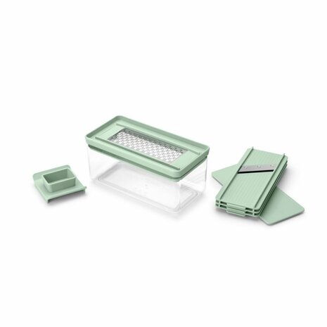 Brabantia Tasty+ Mandoline Set Jade Green/Transparant