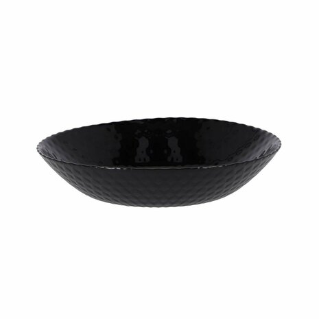Diep Bord Pampille 20 cm Glas/Zwart