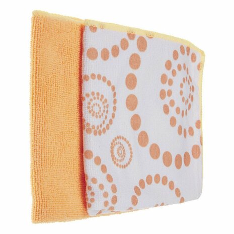Multy Microvezeldoekjes 2 Stuks Geel/Wit