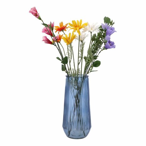 Kunstbloem Madeliefje 56 cm Wit/Zijde
