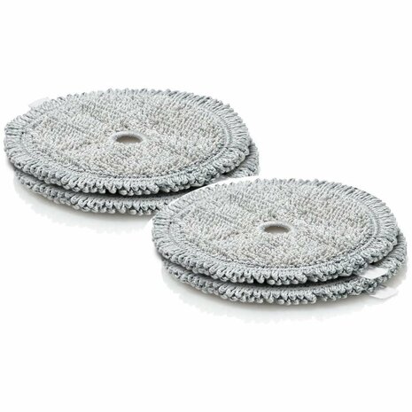 Bosch Unlimited 7 ProHygienic Aqua Dweilpads 2 Stuks Grijs