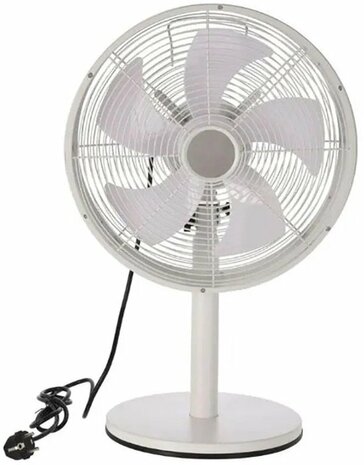 Excellent Electrics Tafelventilator 3 Snelheden 35 W 35x27x57 cm Wit