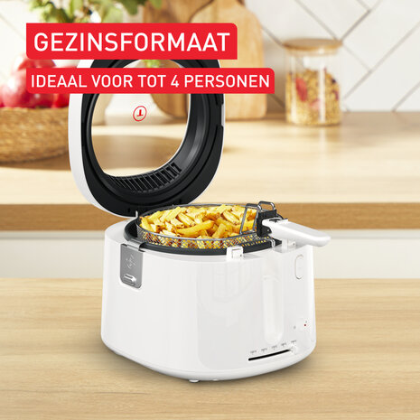 Tefal FF2541 One New Friteuse 2.1L 1900W Wit