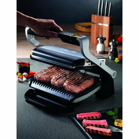 Tefal GC716D OptiGrill 2200W RVS/Zwart