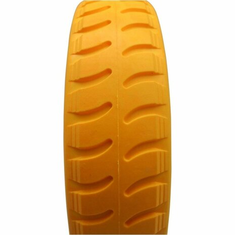 Benson Kruiwagenwiel 38 cm Geel/Zwart