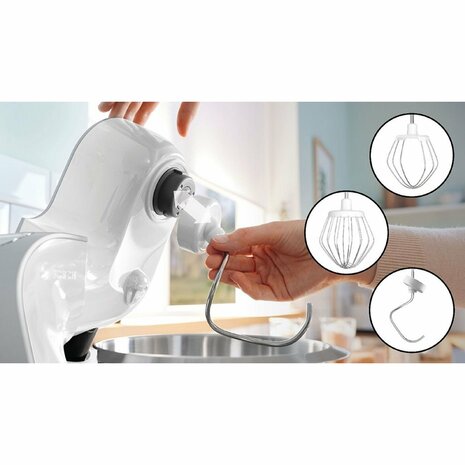 Bosch MUM58210 Keukenmachine Zilver/Wit