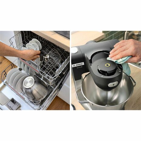 Bosch MUMS6ZS34 Keukenmachine Zwart/Zilver