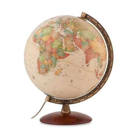 Antiquus NR-0330ANAN-NR Wereldbol 30 cm + LED-Verlichting