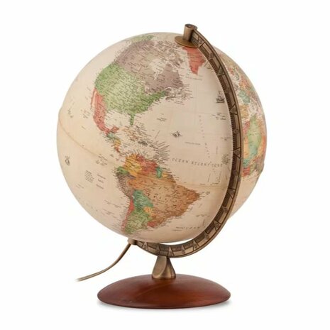 Antiquus NR-0330ANAN-NR Wereldbol 30 cm + LED-Verlichting