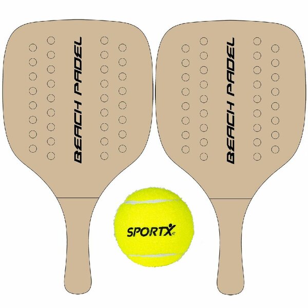 Summertime Houten Beach Padel Set