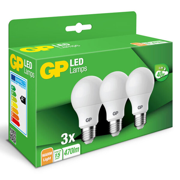 GP Lighting Gp Led Classic A60 3x5.4w E27