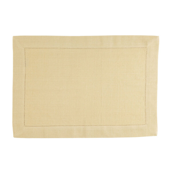 Linen&amp;More Placemats 35x50 cm 4 Stuks Indi Pampas Yellow