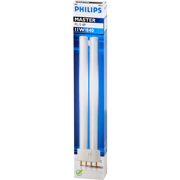Philips 2010078931 8711500261229 Spaarlamp PL-S Kleur 840 4-p 11w