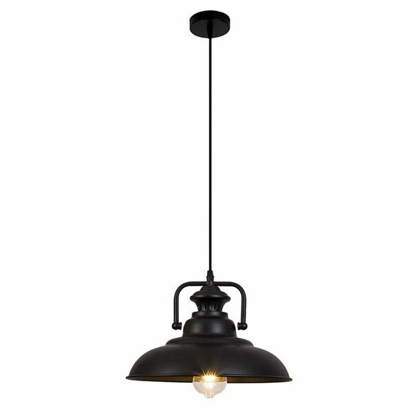 Homestyle Pro MK103-BB Industri&euml;le Hanglamp 38x21 cm Zwart/Metaal
