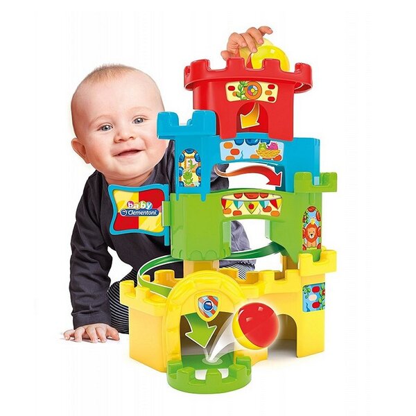 Clementoni Baby Stapeltoren Kasteel met Ballenbaan + Bal