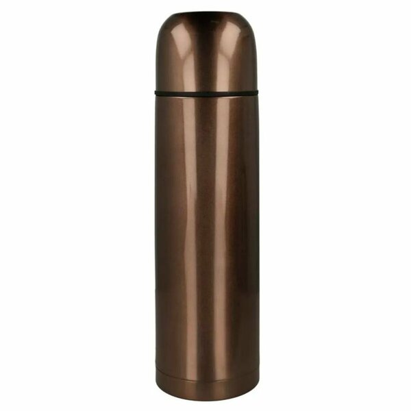 Metaltex Thermosfles 1L Metalic Brown