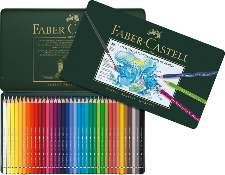 Faber Castell FC-117536 Aquarelpotlood Faber-Castell Albrecht D&uuml;rer Etui &agrave; 36 Stuks