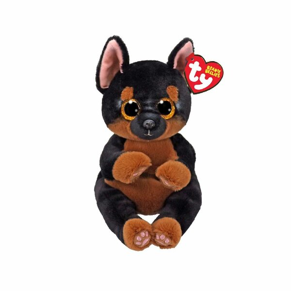 TY Beanie Babies Bellies Knuffel Hond Fritz 15 cm