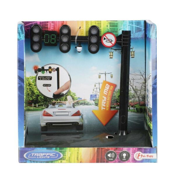 Toi-Toys Verkeerslicht Matrix + Licht en Geluid