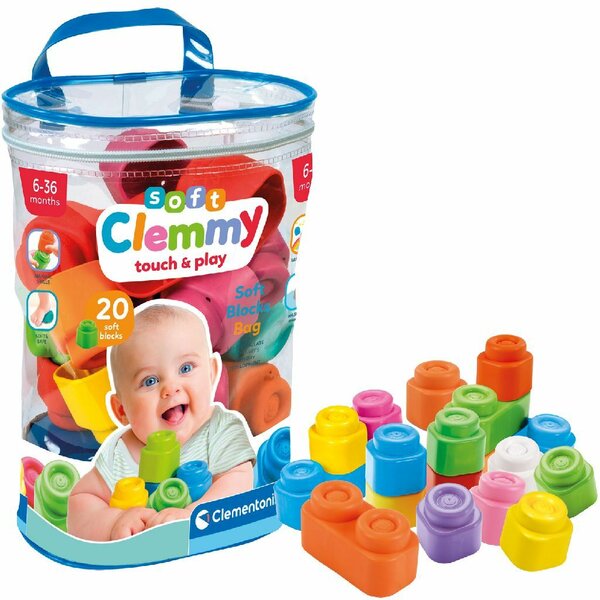 Clementoni Soft Clemmy 20 Blokken