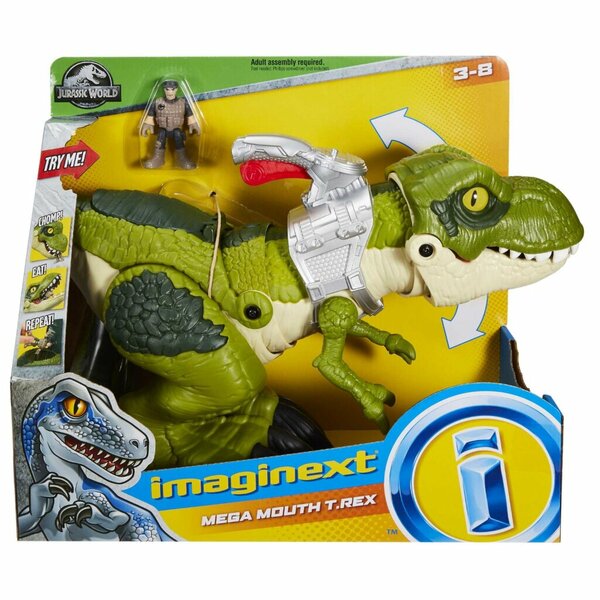 Fisher Price Imaginext Jurassic World Megamouth T-Rex