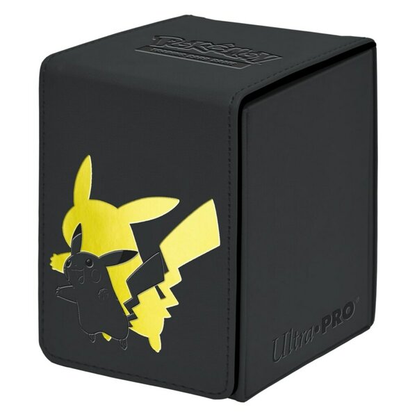 Pok&eacute;mon Deckbox Alcove Elite Series Pikachu Zwart/Leer