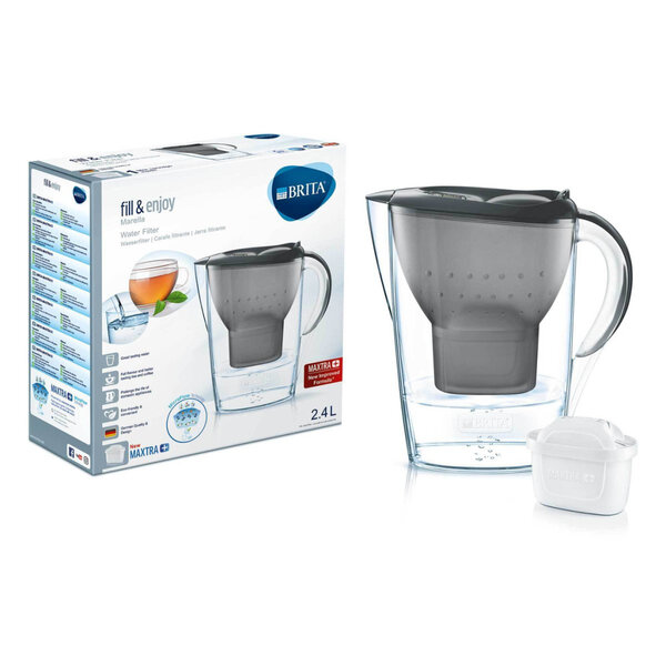 Brita Marella Waterfilterkan 2.4L Grijs/Transparant