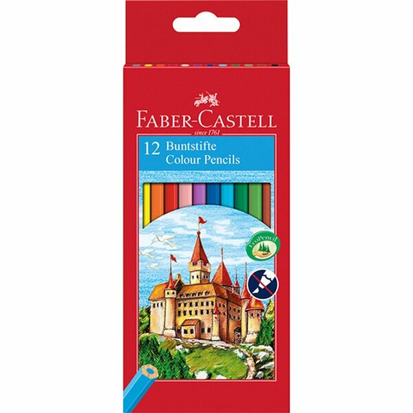 Faber Castell FC-120112 Kleurpotloden Eco Hexagonaal 12 Stuks