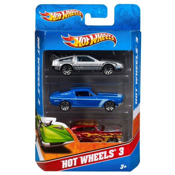 Hot Wheels 3-Pack Assorti