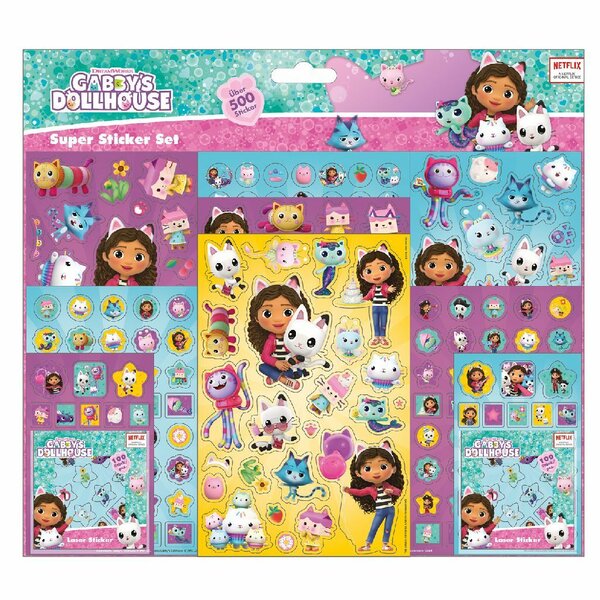 Gabby&#039;s Dollhouse Super Sticker Set