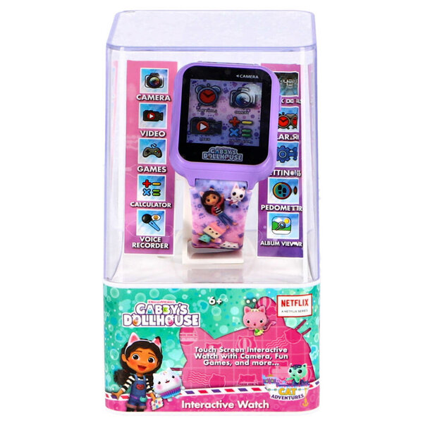 Gabby&#039;s Dollhouse Interactief Horloge Paars