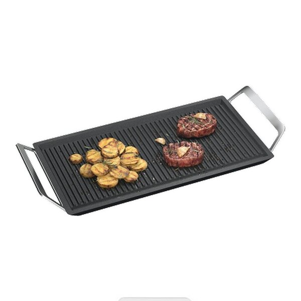 AEG A9HL33 Plancha Grillplaat 22x43x1.8 cm Gegoten Aluminium/Zwart