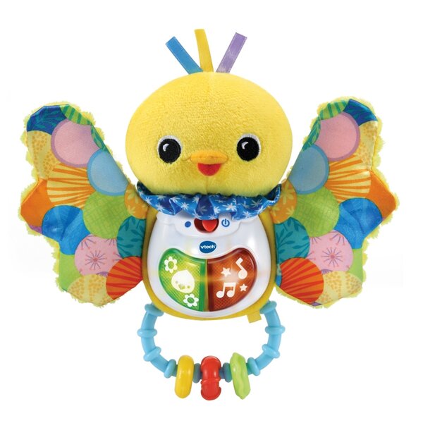 VTech Baby Fladder en Fluit Rammelaar + Licht en Geluid